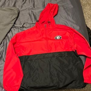 Never worn Georgia Bulldog champion wind breaker XXL